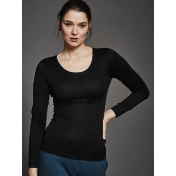 Seide mit Bio-Baumwolle kbA LANGARM SHIRT Basic von Kokon Zwo