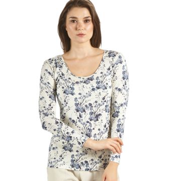 Seide mit Bio-Baumwolle kbA LANGARM SHIRT Basic von Kokon Zwo
