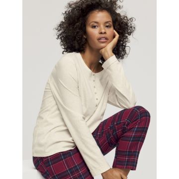 Bio-Baumwolle Langarm Shirt LOUNGE ME COTTON von Triumph