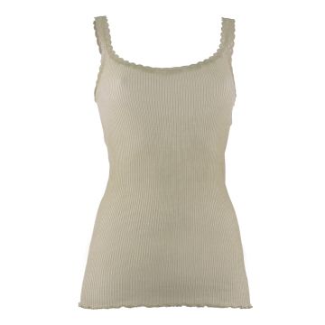 Wolle-Seide Träger-Top BREEZE S/S gerippt von Madiva Ecofuture®