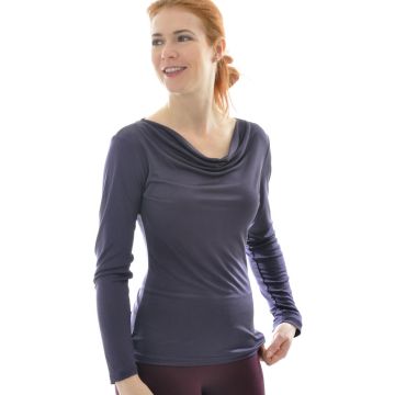 100% Bio Seide WASSERFALL SHIRT Interlock von Alkena