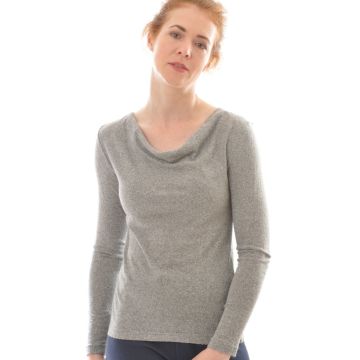 100% Bio Bouretteseide WASSERFALL SHIRT von Alkena