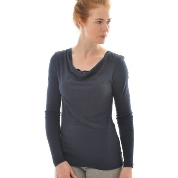 100% Bio Bouretteseide WASSERFALL SHIRT von Alkena