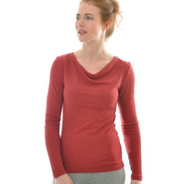 100% Bio Bouretteseide WASSERFALL SHIRT von Alkena